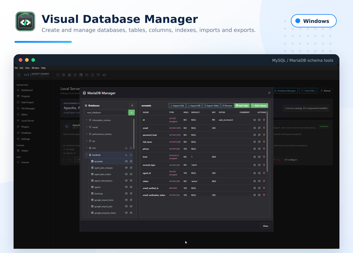 AI Agent Code Editor - Windows Desktop Application