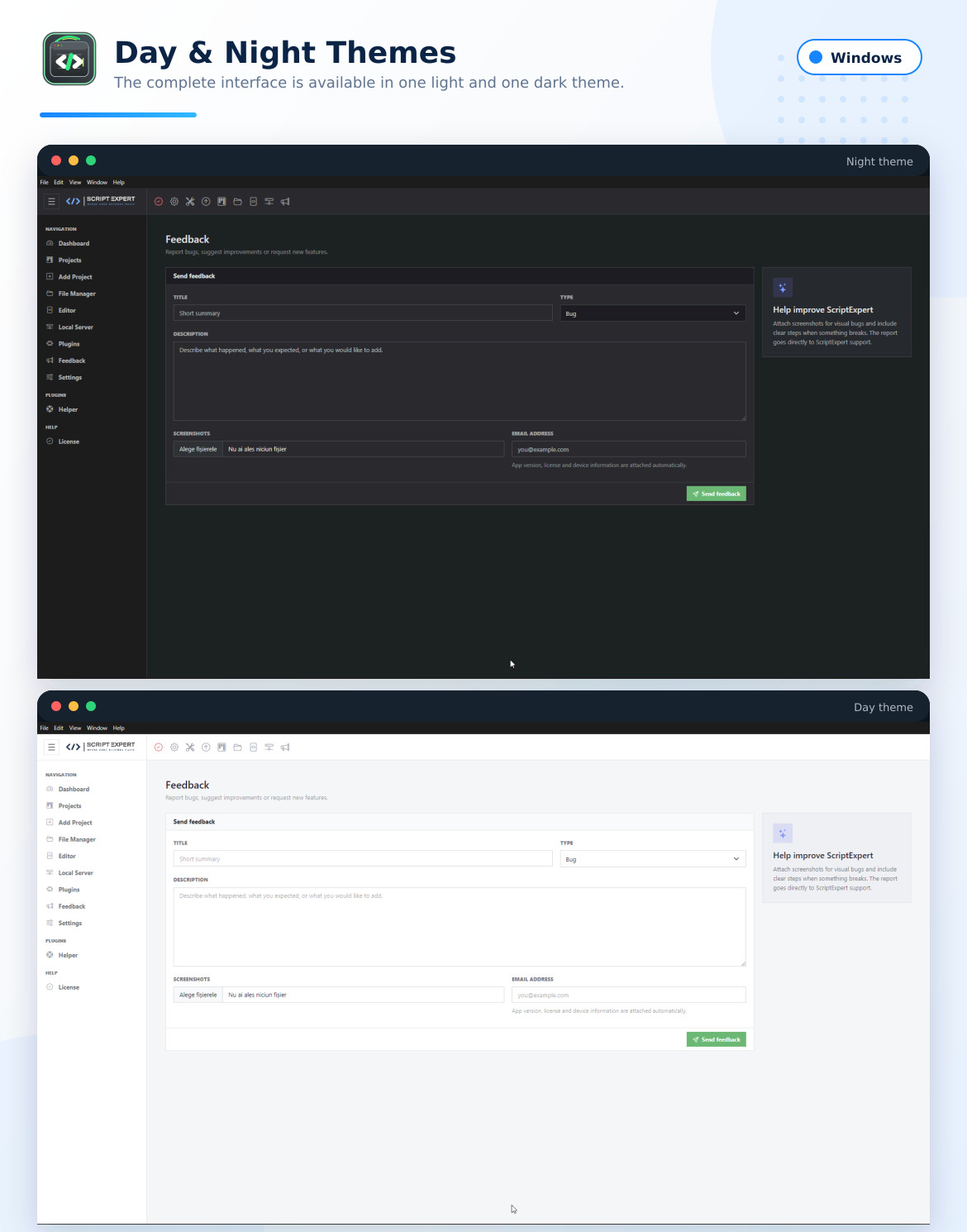 AI Agent Code Editor - Windows Desktop Application