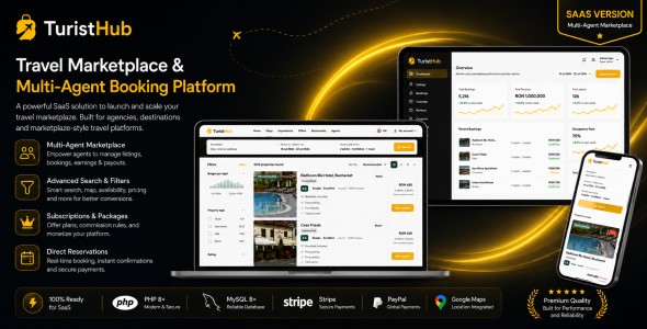 Php Booking Travel Agency Script SaaS
